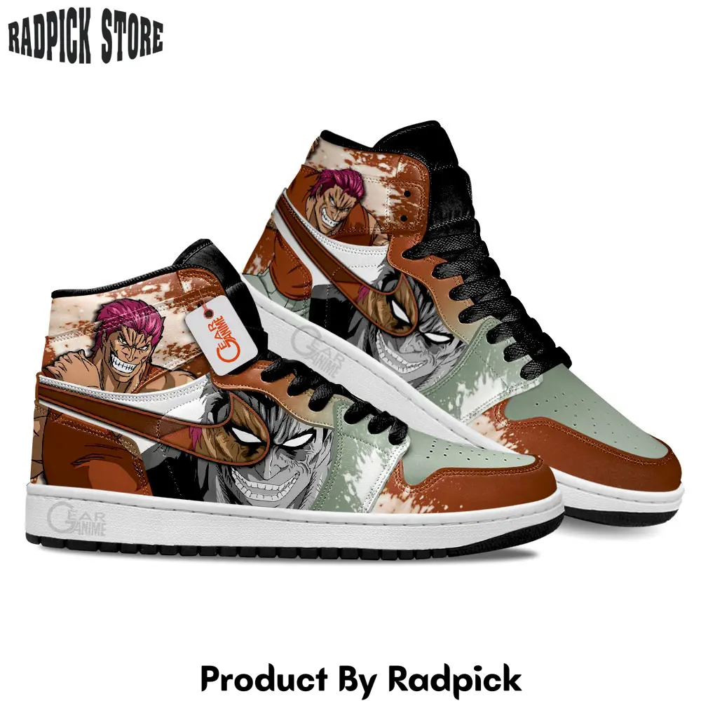 Zebra air jordan high top sneakers toriko anime shoes mn1503  rp0401089